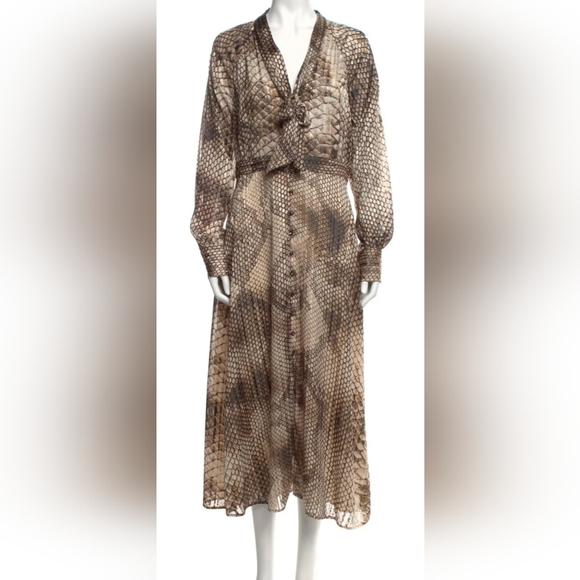 Le Superbe Animal Print Dress Size 4 - Picture 9 of 9